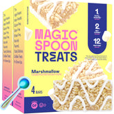 Magic Spoon frontal del paquete mostrando 8 barras, práctica para llevar