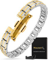 MagnetRX pulsera EllipseMAX vista frontal y elegante, ofrece estilo duradero