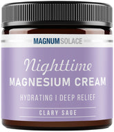Magnum Solace frasco frontal mostrando diseño y tamaño beneficioso para el hogar