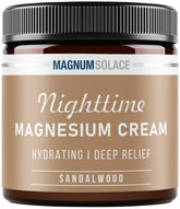 Magnum Solace frasco frontal mostrando branding y beneficio de concentración alta