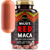 Maju Superfoods frasco frontal mostrando 120 cápsulas y etiqueta orgánica