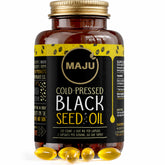 Maju Superfoods envase frontal mostrando 120 cápsulas, ideal para planificación mensual