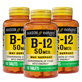 MASON NATURAL botella frontal mostrando etiqueta y suministro prolongado