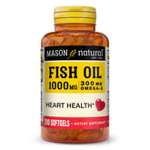 MASON NATURAL frasco frontal que muestra 200 cápsulas y beneficios prácticos