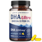 MAV NUTRITION frontal del envase que muestra concentración alta de DHA