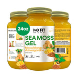 MAX FIT frasco frontal 24 oz mostrando etiqueta clara y tamaño