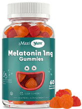 Maxi Health frasco frontal mostrando 60 gomitas y etiqueta clara