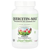 Maxi Health frasco frontal mostrando etiqueta clara y beneficios