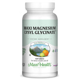 Maxi Health envase frontal mostrando 120 tabletas y beneficios de absorción