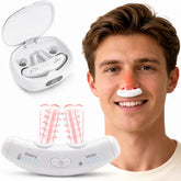 Maxie dispositivo nasal frontal mostrando diseño compacto y cómodo
