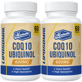 Mecinalis envase frontal CoQ10 600 mg mostrando cantidad y forma