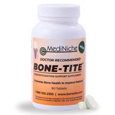 MediNiche Bone-Tite frente del empaque mostrando el sello profesional y garantía