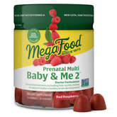 MegaFood frasco frontal mostrando etiquetado y beneficios