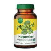 MegaFood envase frontal del Magnesium Glycinate mostrando beneficios y formato