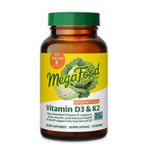 MegaFood envase frontal mostrando el producto y beneficios visibles