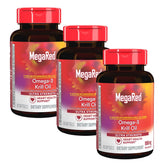 MegaRed frasco frontal mostrando etiqueta y beneficios para el corazón