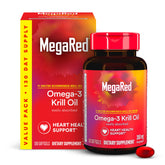 MegaRed frontal del envase 130 cápsulas, conveniencia mensual prolongada