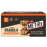 MET-Rx empaque frontal mostrando el sabor y beneficios para energía