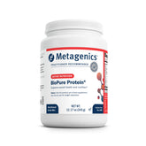 Metagenics envase BioPure Protein frente mostrando marca y limpieza