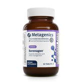Metagenics Serenagen frente del empaque mostrando fórmula y beneficios