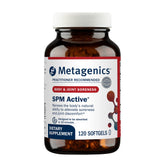 Metagenics SPM Active vista frontal frasco, presentación profesional y confianza