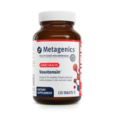 Metagenics Vasotensin en envase frontal mostrando cantidad y beneficios