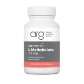 MethylPro frasco delantero mostrando etiqueta clara y beneficio de folato activo