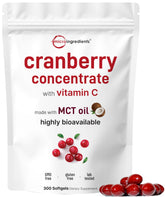 Micro Ingredients frente del envase mostrando 300 softgels y beneficios