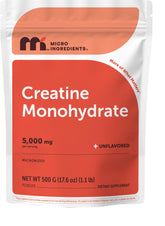 Micro Ingredients frente del empaque mostrando la bolsa y el producto, fácil identificación