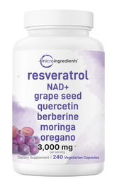 Micro Ingredients frasco frontal mostrando nombre y cantidad, transmite confianza