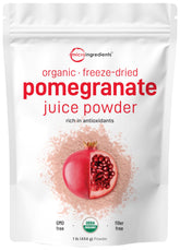 Micro Ingredients pouch frontal mostrando etiqueta orgánica y beneficio de pureza