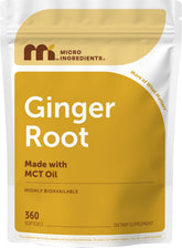 Micro Ingredients frasco delantero del suplemento con etiqueta clara y beneficios