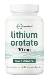 Micro Ingredients botella frontal mostrando 240 cápsulas y beneficio de pureza