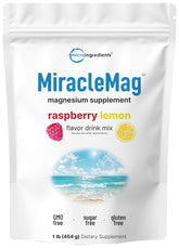 Micro Ingredients envase frontal de MiracleMag con beneficio de dosificación clara