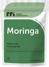 Micro Ingredients vista frontal del envase mostrando 240 softgels y marca