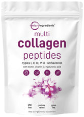 Micro Ingredients frente del empaque mostrando la etiqueta y cantidad 8oz, presentación clara