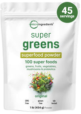 Micro Ingredients envase frontal mostrando mezcla de superalimentos y beneficios