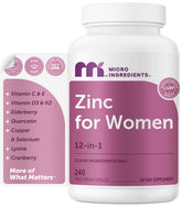 Micro Ingredients frasco frontal mostrando fórmula 12 en 1 y 240 cápsulas