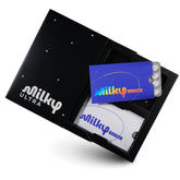 Milky Ultra estuche frontal mostrando diseño compacto y discreto, facilita transporte