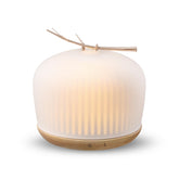 mimicat difusor frontal de vidrio y madera, aspecto elegante