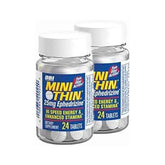 Mini Thin frasco frontal mostrando etiqueta y conteo, ideal para suministro portátil