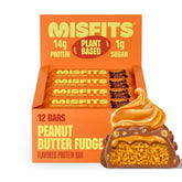 Misfits empaque frontal mostrando pack de 12 y beneficios nutricionales