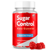 MJO SugarControl frasco frontal mostrando diseño y cantidad 60 gominolas