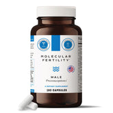 Molecular Fertility envase frontal mostrando diseño y beneficio de soporte reproductivo