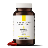 Molecular Fertility frasco frontal mostrando el producto y etiqueta clara