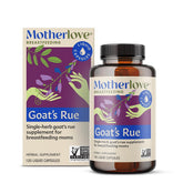Motherlove frasco frontal mostrando cápsulas líquidas y diseño claro