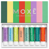MOXĒ frontal del paquete de 8 inhaladores, conveniente para llevar
