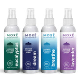 MOXE pack frontal con cuatro sprays y beneficio spa inmediato