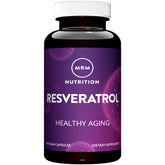 MRM resveratrol frasco frontal mostrando etiqueta clara y beneficios