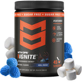 MTN OPS Ignite frontal del envase mostrando diseño y beneficio energizante